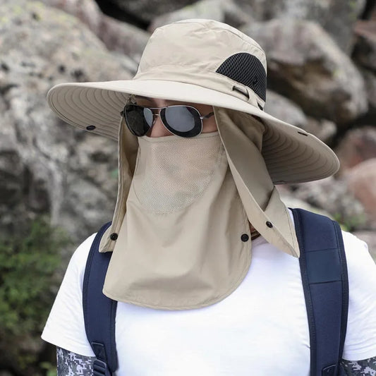Adjustable Foldable Hat - Breathable Sun Protection Unisex Outdoor