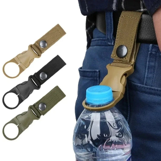 Carabiner Backpack Strap - Quick Release Bottle Holder