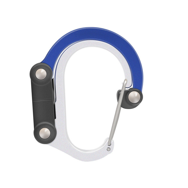 3-in-1 Hybrid Rotating Carabiner - Multi-Function Clip 18kg