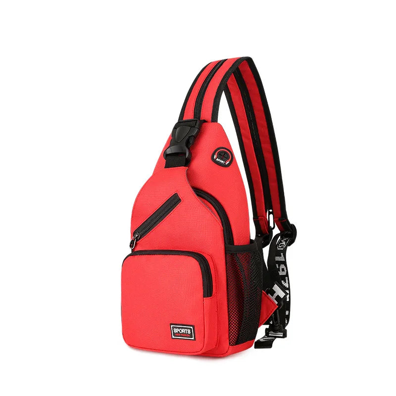 Men's Fashion Lightweight Minimalist Shoulder Bag Large Capacity Casual Sports Crossbody Bag