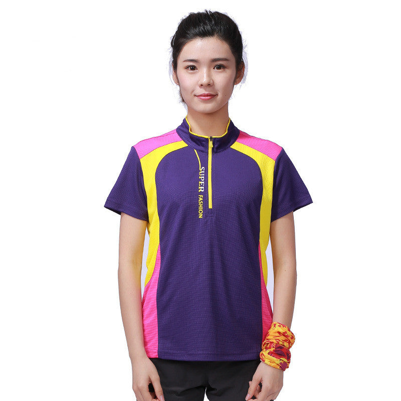 Couple Quick Dry T-shirt - Round Neck Outdoor Autumn 430g