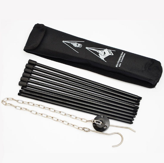 Aluminum Campfire Tripod Foldable Barbecue Stand