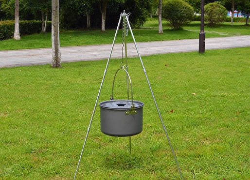 Aluminum Campfire Tripod Foldable Barbecue Stand