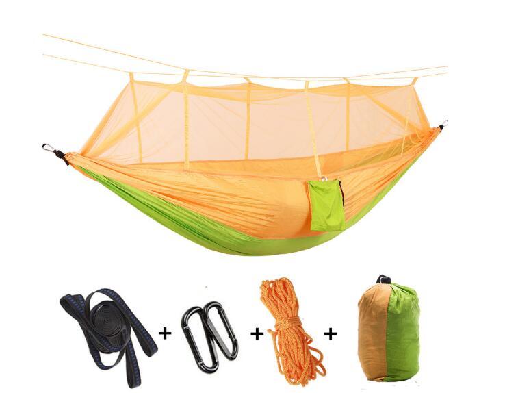 Double Parachute Hammock Mosquito Net - 210T Nylon Anti-Insects