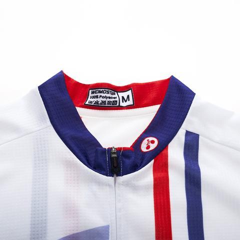 Men's Long Sleeve Cycling Jersey - COOLMAX Polyester Quick Dry Windproof AED4