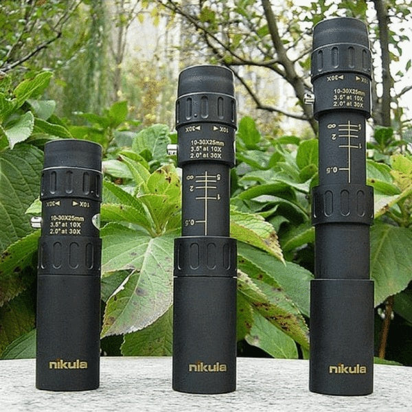 Nicholas 10-30x25 Telescope - Portable Variable Zoom