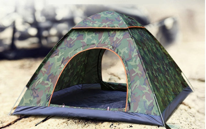 Family Camping Tent - 2 to 4 People Easy to Set Up