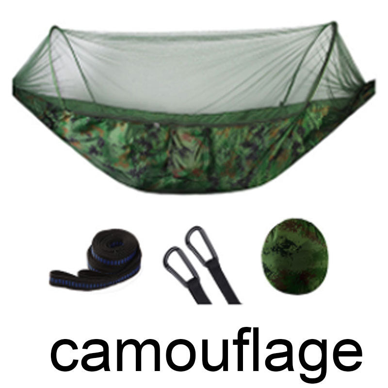 2 Person Parachute Hammock with Mosquito Net - 210T Nylon Taffeta