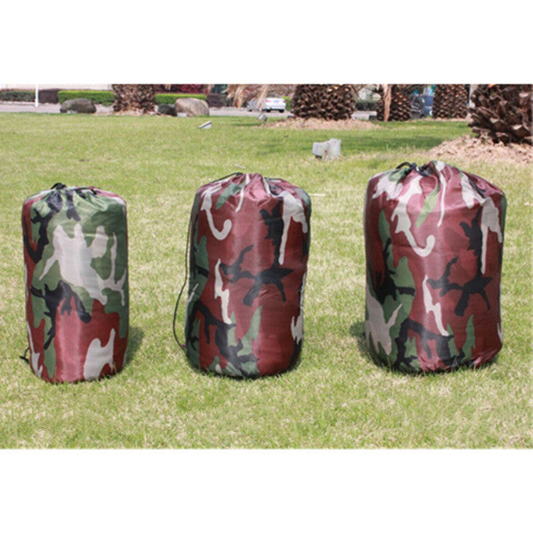 Emergency Camouflage Sleeping Bag - 170T Polyester (180+30)x75cm