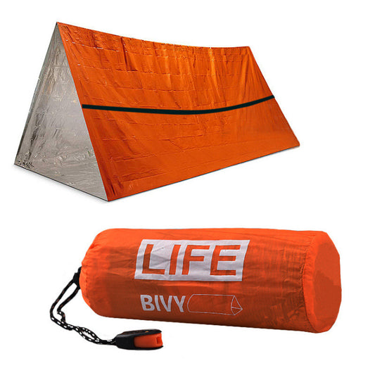 Single 1 Layer Warm Tent - Ultra-Lightweight PE Aluminum Film 268g