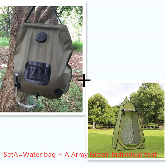 Portable Camping Shower Tent - Multifunctional Private Shelter 120x190cm