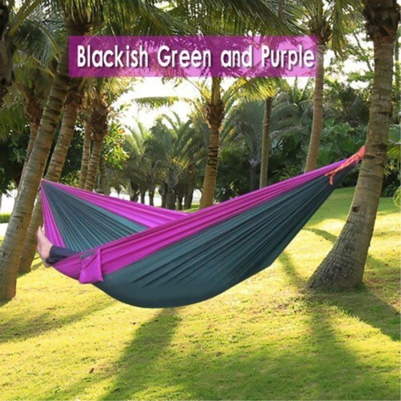 Double Backpacking Hammock - Portable Parachute Nylon
