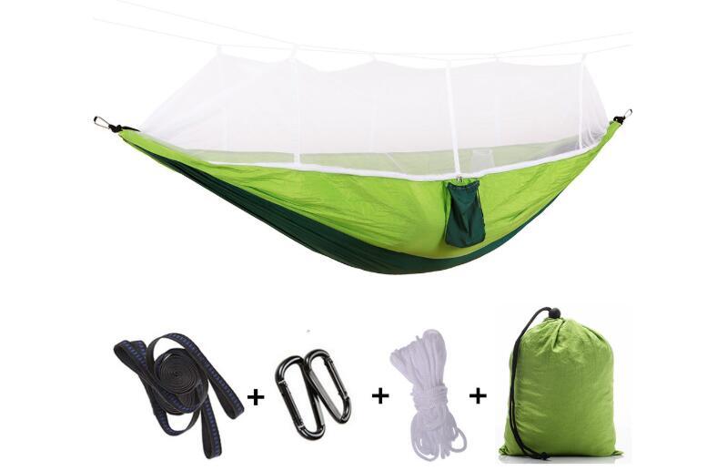 Double Parachute Hammock Mosquito Net - 210T Nylon Anti-Insects