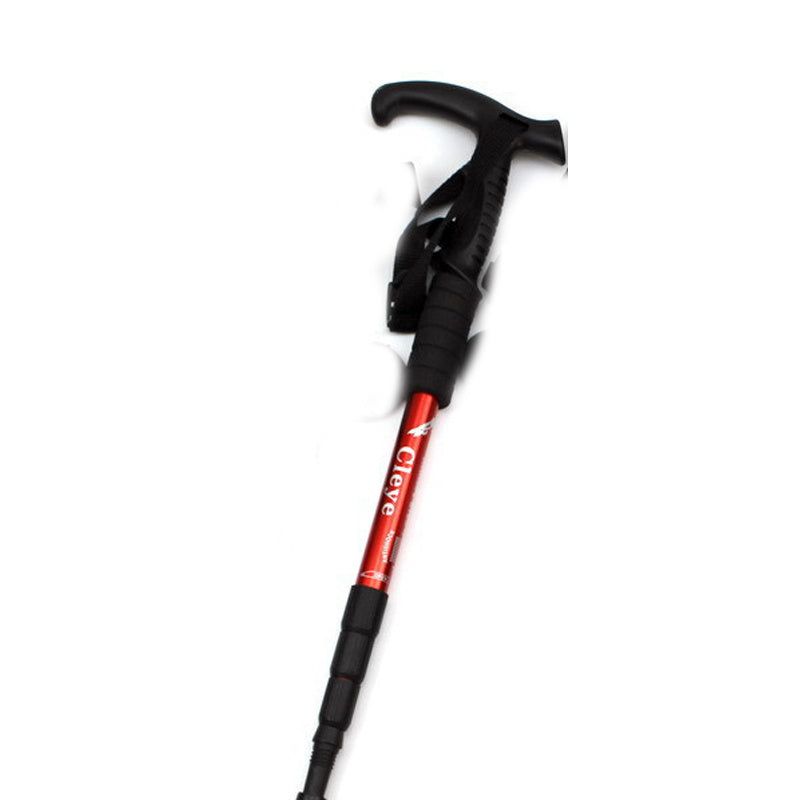 Aluminum Hiking Pole with Anti-Shock T Handle - 370g