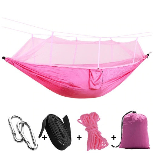 Double Parachute Hammock Mosquito Net - 210T Nylon Anti-Insects