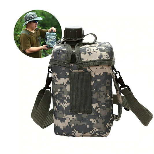 2L PVC Water Bottle Large Capacity - Hiking Travel Long Excursions
