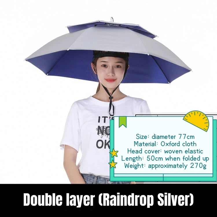 Portable Anti-UV Umbrella - Foldable Travel Camping