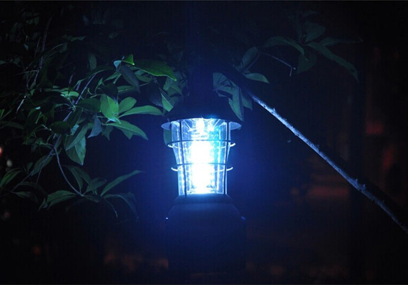 Solar Camping Light with Hand Crank - Rechargeable 1200mAh