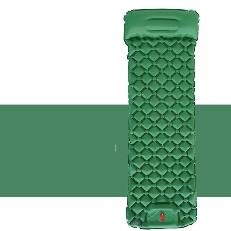 Inflatable Camping Mattress - Integrated Pillows 190x60cm Ultra-Light