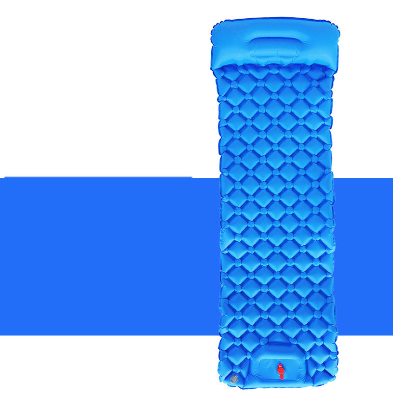 Inflatable Camping Mattress - Integrated Pillows 190x60cm Ultra-Light