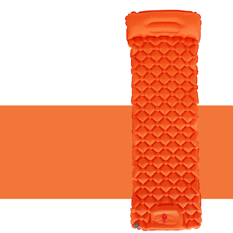 Inflatable Camping Mattress - Integrated Pillows 190x60cm Ultra-Light