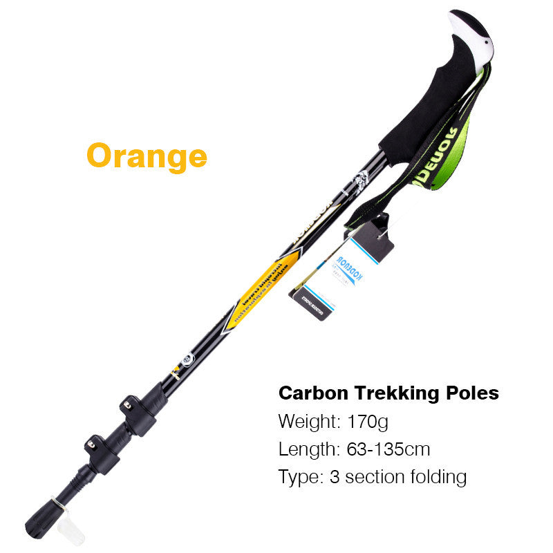 Carbon Fiber Telescopic Hiking Pole - 215g Ultra-Light
