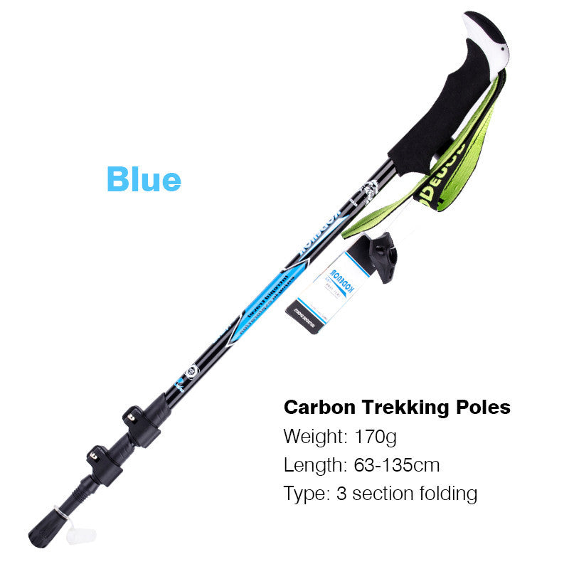 Carbon Fiber Telescopic Hiking Pole - 215g Ultra-Light