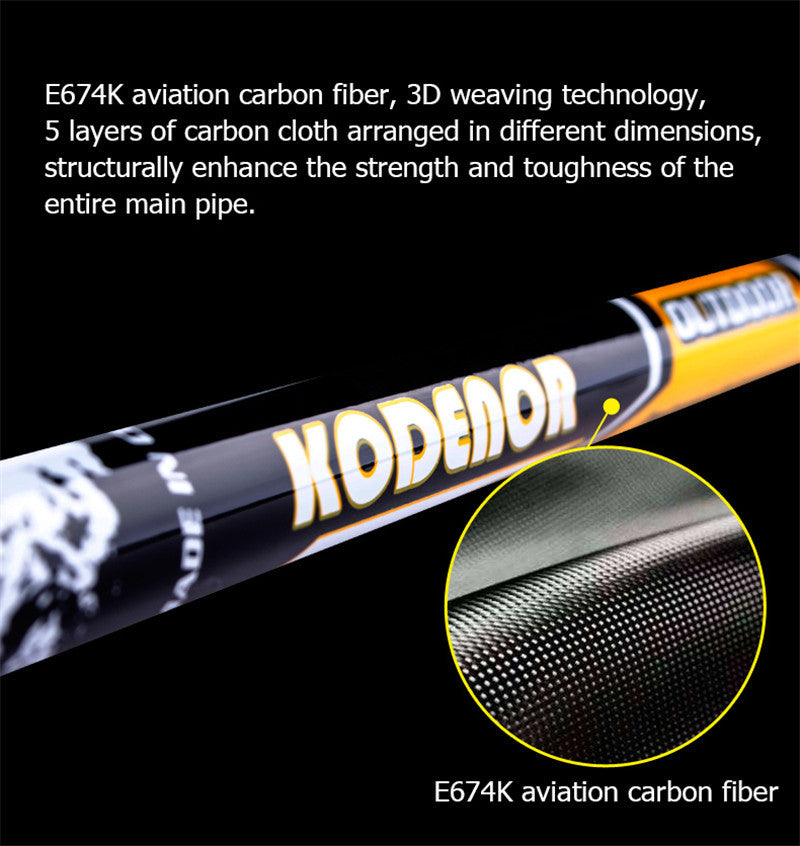 Carbon Fiber Telescopic Hiking Pole - 215g Ultra-Light