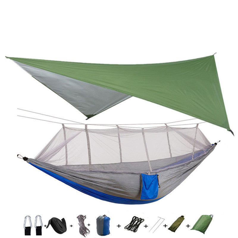 Double Parachute Hammock Mosquito Net - 210T Nylon Anti-Insects