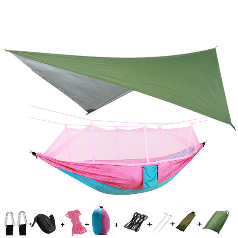 Double Parachute Hammock Mosquito Net - 210T Nylon Anti-Insects