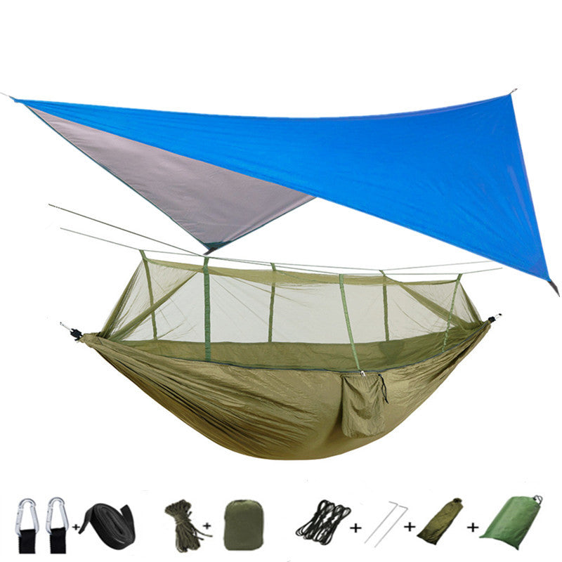 Double Parachute Hammock Mosquito Net - 210T Nylon Anti-Insects