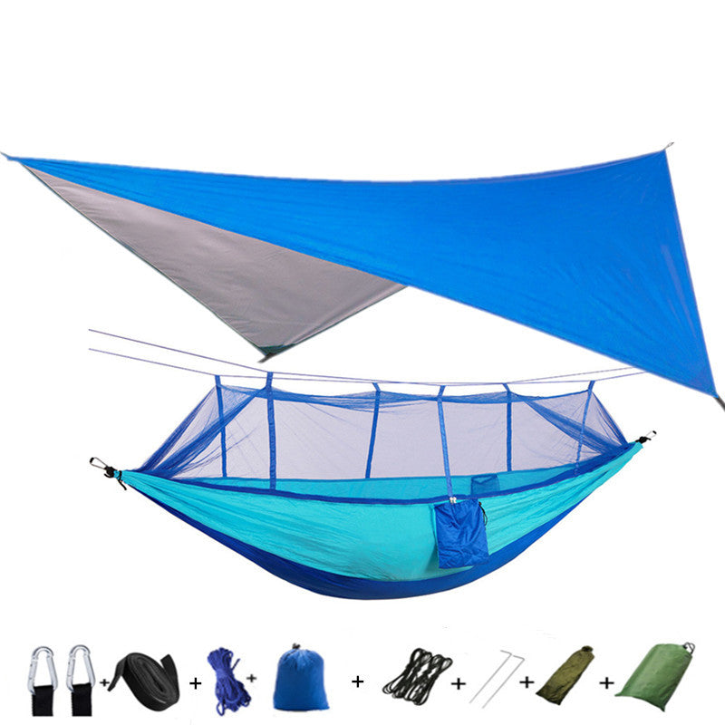 Double Parachute Hammock Mosquito Net - 210T Nylon Anti-Insects