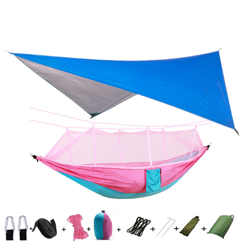 Double Parachute Hammock Mosquito Net - 210T Nylon Anti-Insects