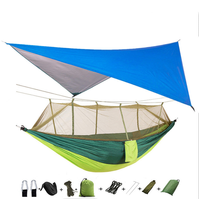 Double Parachute Hammock Mosquito Net - 210T Nylon Anti-Insects