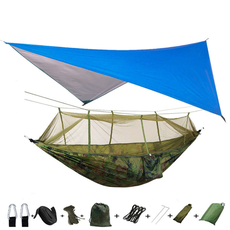 Double Parachute Hammock Mosquito Net - 210T Nylon Anti-Insects