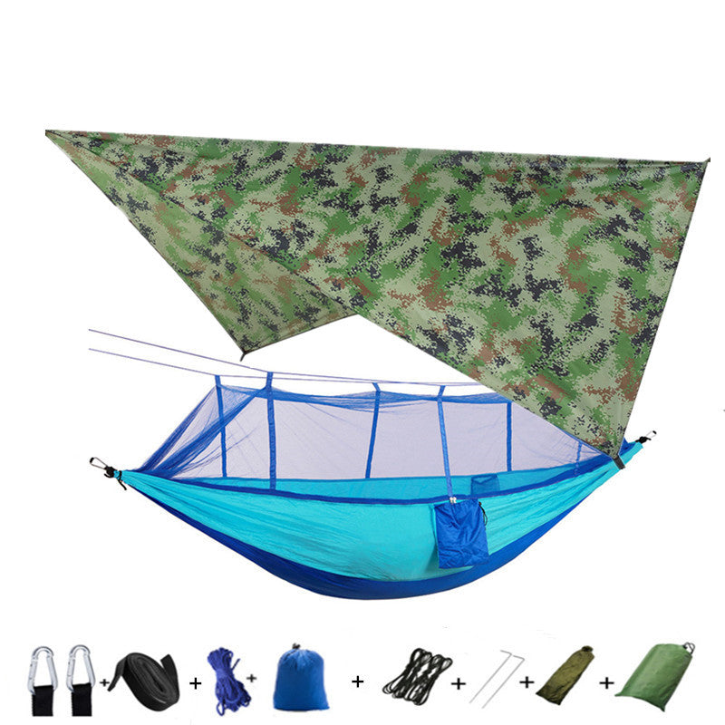 Double Parachute Hammock Mosquito Net - 210T Nylon Anti-Insects
