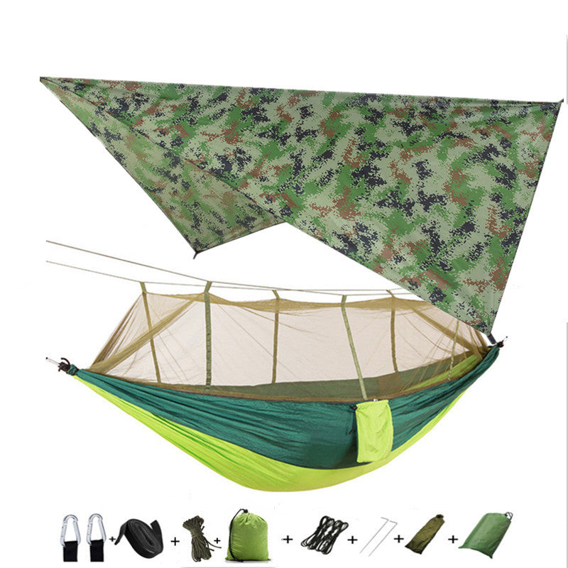 Double Parachute Hammock Mosquito Net - 210T Nylon Anti-Insects