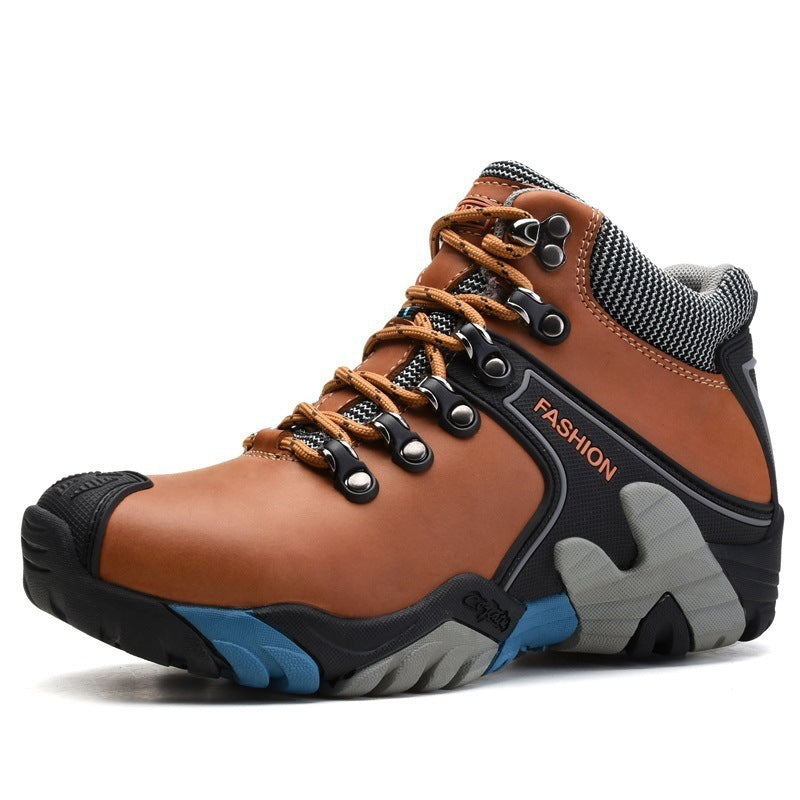 Men's High Top Non-Slip Outdoor Hiking Shoes 1050g