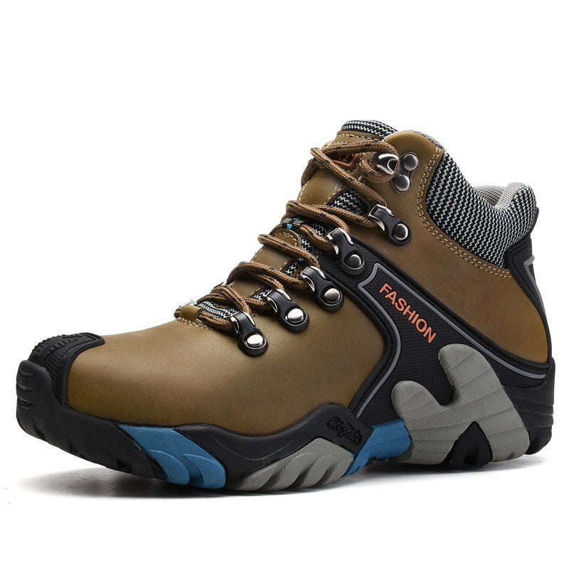 Men's High Top Non-Slip Outdoor Hiking Shoes 1050g