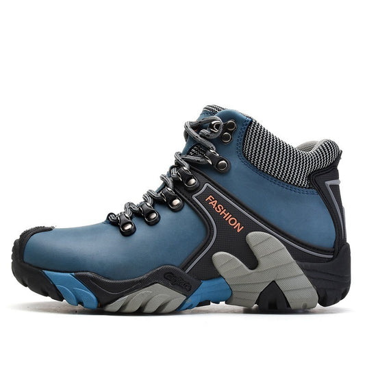 Men's High Top Non-Slip Outdoor Hiking Shoes 1050g