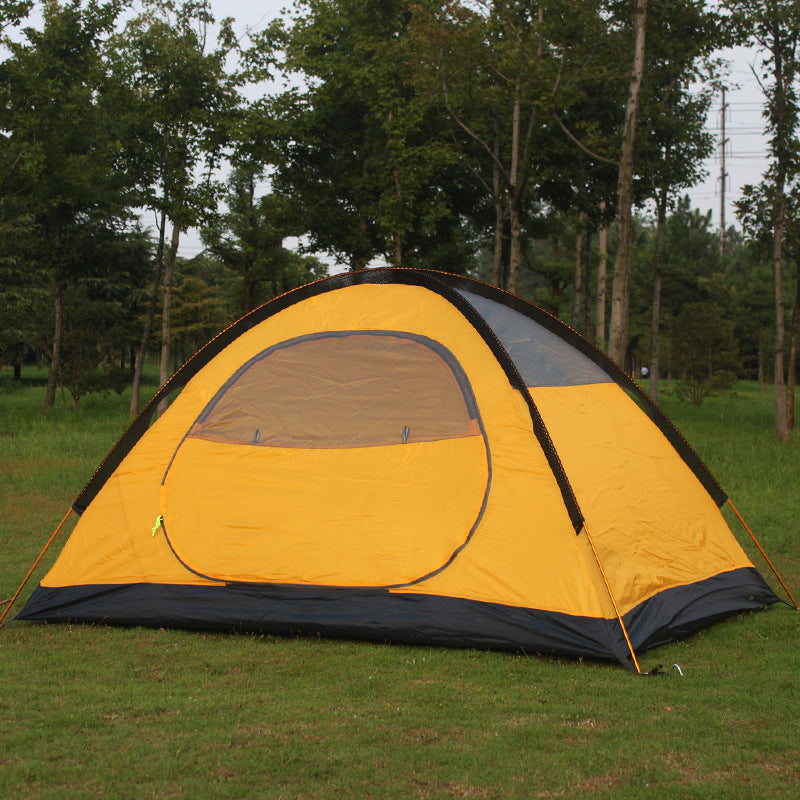 1 Person Double Layer Tent 140x210cm - Ultra-Light Aluminum Pole 2.5kg