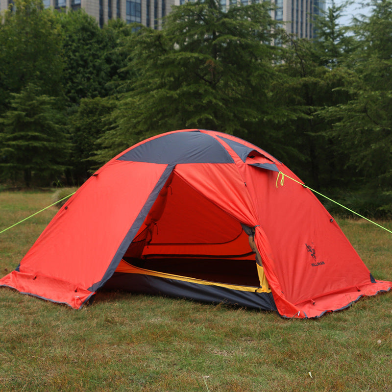 1 Person Double Layer Tent 140x210cm - Ultra-Light Aluminum Pole 2.5kg