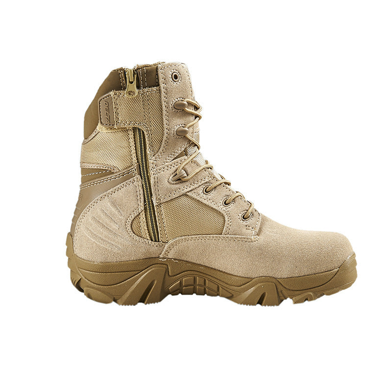 Delta Special Forces Tactical Boots Leather High 1010g