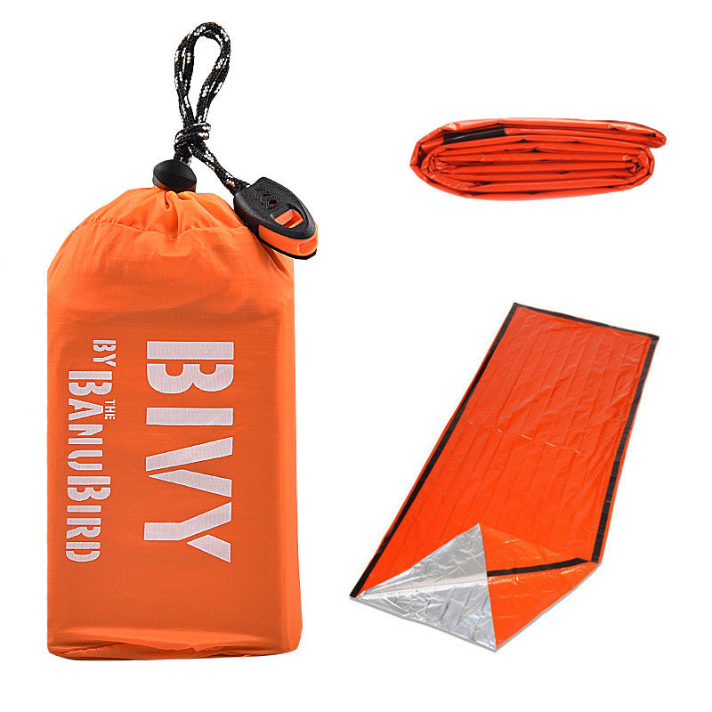 Single 1 Layer Warm Tent - Ultra-Lightweight PE Aluminum Film 268g