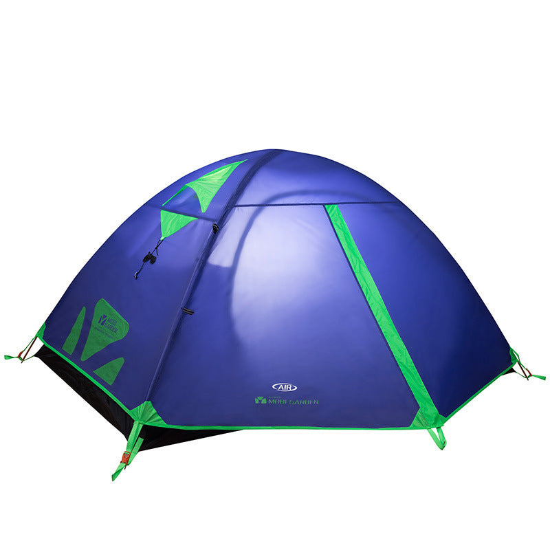 Double Layer Camping Tent - Aluminum Pole 140x210cm 2 Persons