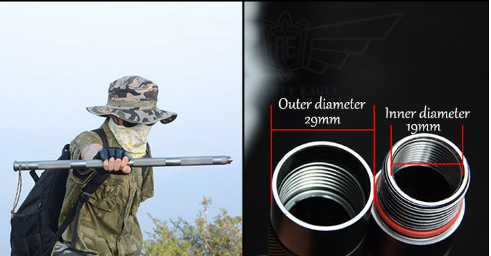 Alpenstock Tactical Multifunctional Pole - 1192g
