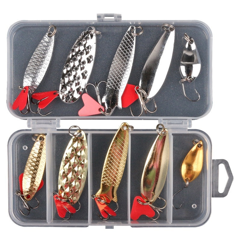 Pineapple Sequin Fishing Lure Kit - 11/21/36 Pieces Metal