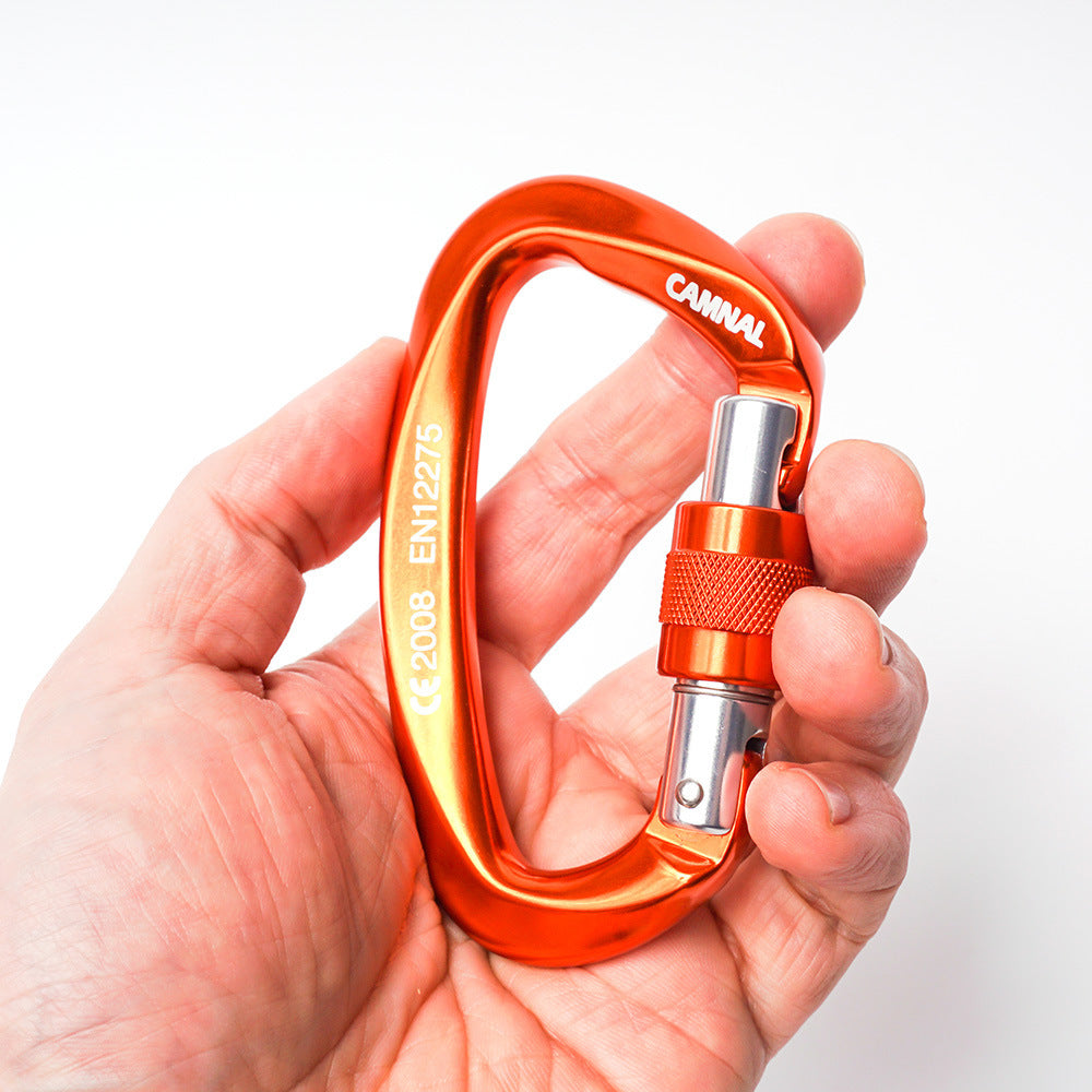 Pro Climbing Carabiners Aluminum 7075 Safety 25kN Ultra-Light