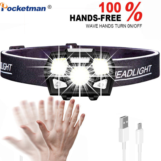 USB Anti-Glare LED Headlamp - Running 150g