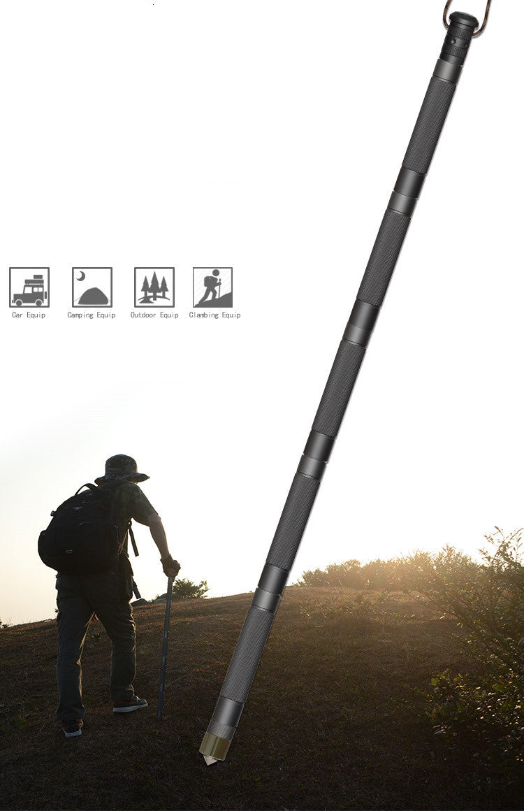 Hiking Pole Straight Handle 4 Sections - Robust 1145g